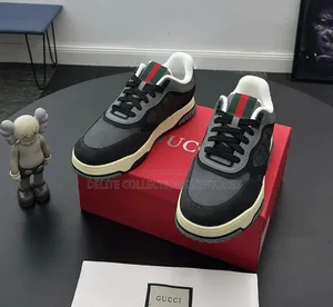 Gucci Re-Web Men Sneakers in Three Colors (Burgundy, Black and Green)