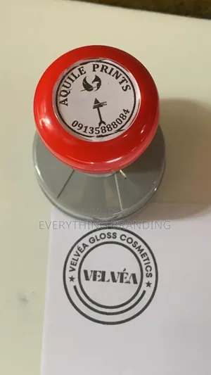 Pre-Ink Circle/Round Stamp | Up to 1,000 Impressions | Branding Tool