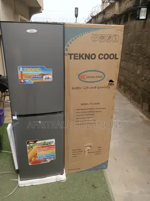 Tekno Cool Double Door Fridge Modern Kitchen Refrigerator