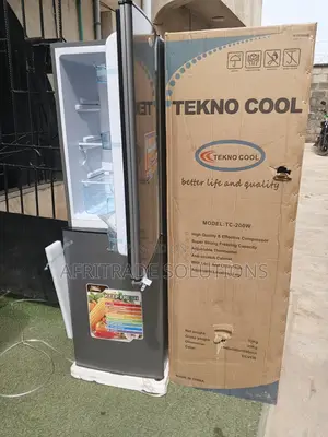 Tekno Cool Double Door Fridge Eco Friendly Refrigerator