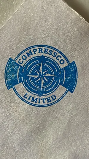 Custom Designed Circle Pre-Ink Stamp – Logo Text Branding Seal