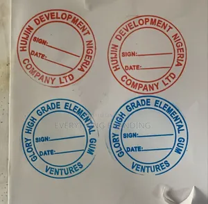 Custom Quality Graded Circle Pre-Ink Stamp – 1000 Impressions