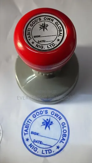 Personalized Quality Pre-Ink Circle Stamp