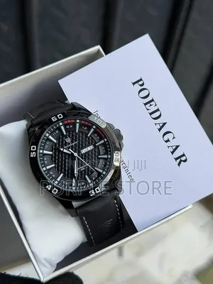 Poedagar Leather Wristwatches for "Men" 