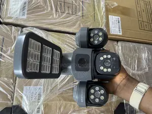 V380 Triple Lens Solar Camera With Light