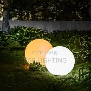 Waterproof Led Garden Ball Light Rechargeable Landscape Lighting Lawn