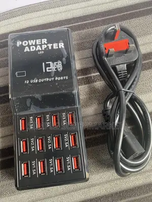 Power Adapter 12 Usb Fast Charger