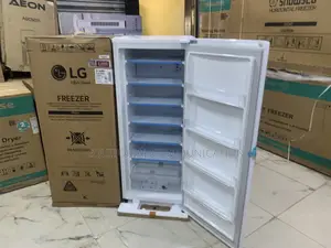 Lg Gn-304sqbr Standing Freezer With Tempered Glass Shelves