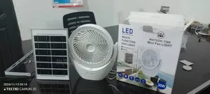 Electric, Rechargeable Solar Mini Fan