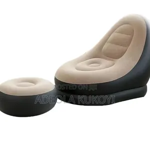 Sofa Inflatable Chair With Leg Rest(Manual Pump)