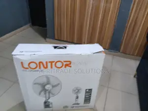Powerful Lontor Rechargeable Fan With Mist Spray Function