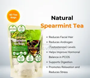 High Quality Grade Spearmint Tea for Pcos (60 Tea Bags)