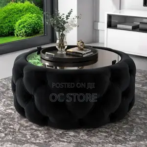 Dark Round Centre Table