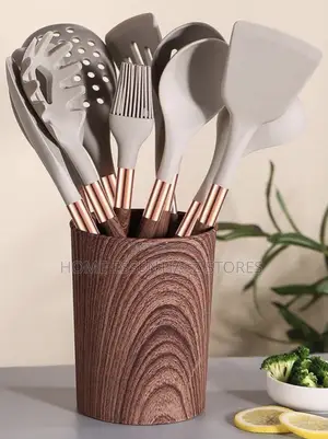 Silicone Kitchen Spoon Set - Flexible Kitchen Cutlery Set