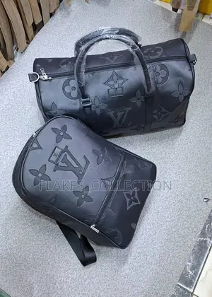 Branded Duffel Bag and Backpack