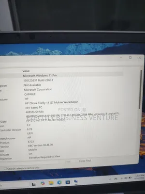 Laptop HP ZBook Firefly 14 G7 8GB Intel Core i7 SSD 256GB