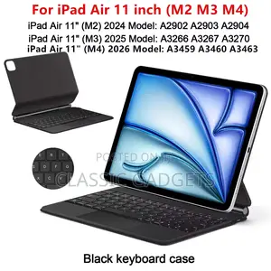 Pogo Pin Magic Keyboard Case for iPad Pro 11 M4 2024/ M5 2025