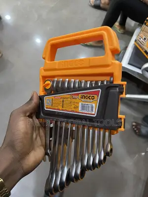 12pcs 8-19mm Ingco Ratchet Wrench Set