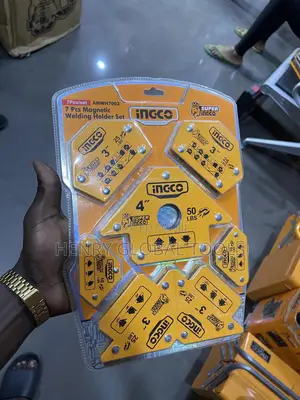 7pcs Ingco Magnetic Holder Welding Set