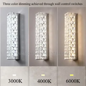 Luxury Crystal Led Wall Sconce – Modern Indoor Decorative Wall Light