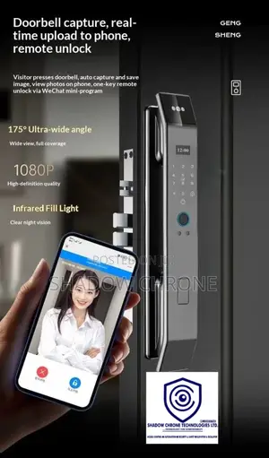 Digital Smart Lock With Camera and Mobile Access