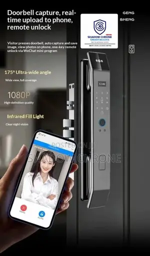 Biometric Door Lock With Fingerprint and Face Unlock