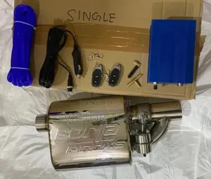 Universal Single Tip Valvetronic Exhaust Muffler Kit
