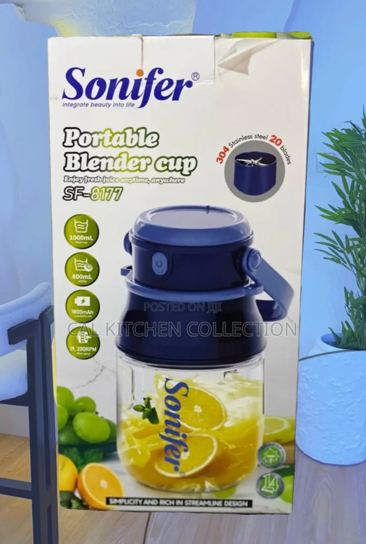 Sonifer Portable Rechargeable Blender