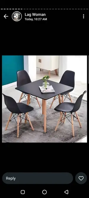 4 Seaters Simple but Strong Dining and Restaurant Set of Table