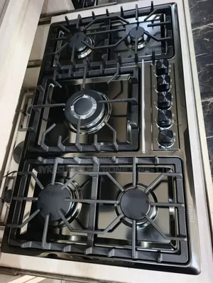 Original Phiima Built-in Black Stainless Steel 5 Burners Gas Cooker