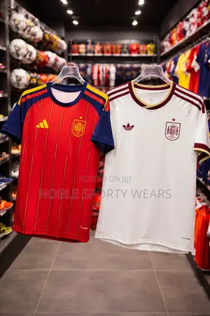 Spain World Cup Jerseys (Home and Away)