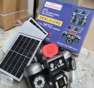 4 Lens Solar Powered Camera 4g Wifi