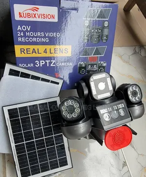 Security Solar Camera 4 Lens Wifi 4g