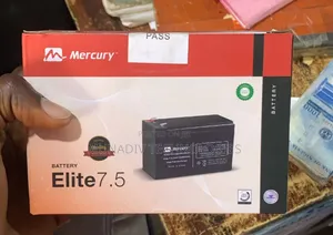 Mercury Elite 7.5ah 12v Sealed Lead-Acid Battery for Ups Systems.