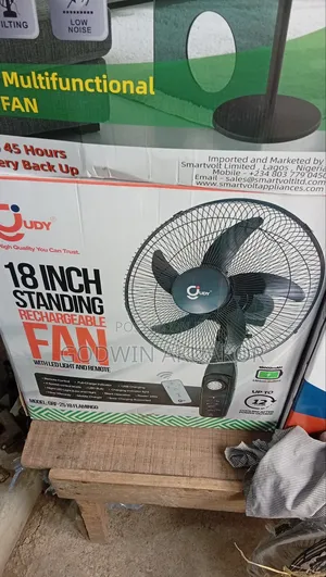 18 Inches Wall Rechargeable Solar Fan