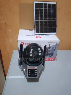 Dual Lens CCTV Solar Powered Camera 4g Network