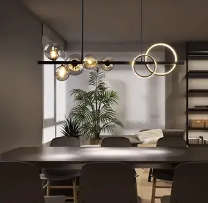 2026 Modern Glass Minimalist Dining Chandelier