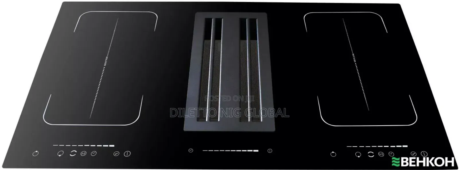 4-Zone Induction Hob With Extractor