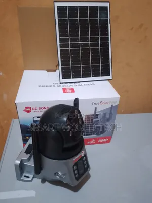 Dual Lens PTZ Solar Powered CCTV Camera Sim Card Enable