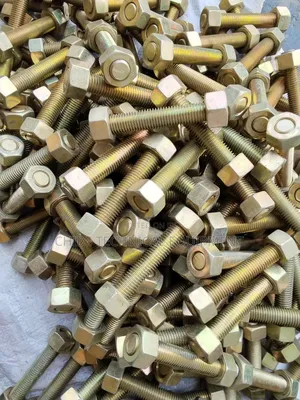 7/8 X 150 Stud Bolt And Nut Cadmium Plated