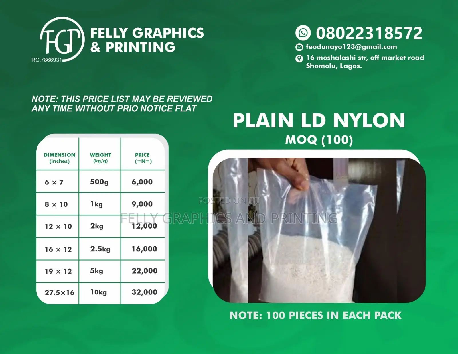 Plain Ld Nylon