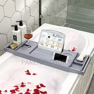 Multifunction Bathtub Table Rack