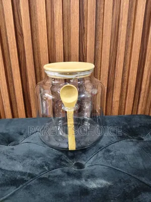 Glass Jar With Spoon (Air Tight) - 2.5l