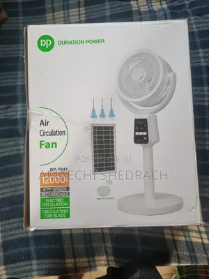 Solar Rechargeable Standing Fan