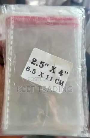 Glass Nylon 6.5 × 11 Cm – 2.5 × 4 Packaging Bags Lagos