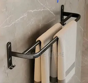Double Towel Rack With Hook
