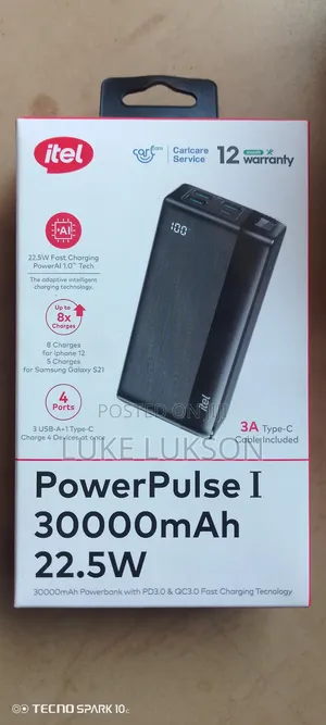 Itel Powerpulse 30000mah