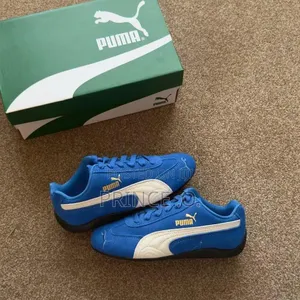Sky Blue  Suede Puma Sneakers