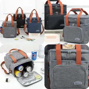 Double Deck Cooler Handbags For Office/Picnic/Fishing/School