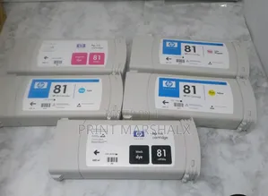Genuine Hp Designjet 5000 5500 Series 81 680ml Cartridges